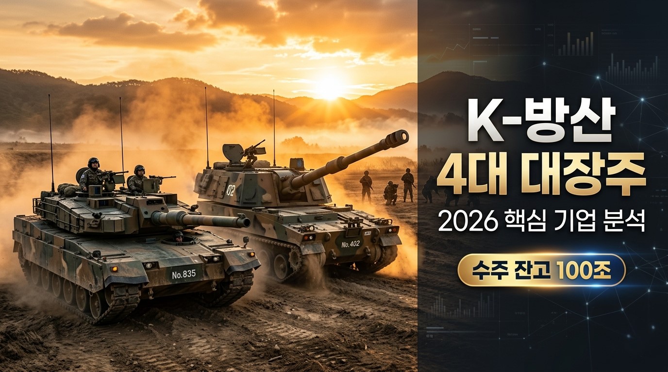 [2026/04/04] 2026년 K-방산 주도주 및 테마주 완벽 정리: 투자 포인트와 주의사항